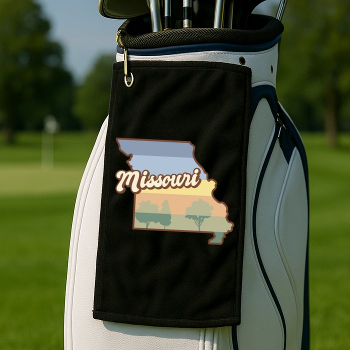 Retro Missouri Golf Towel