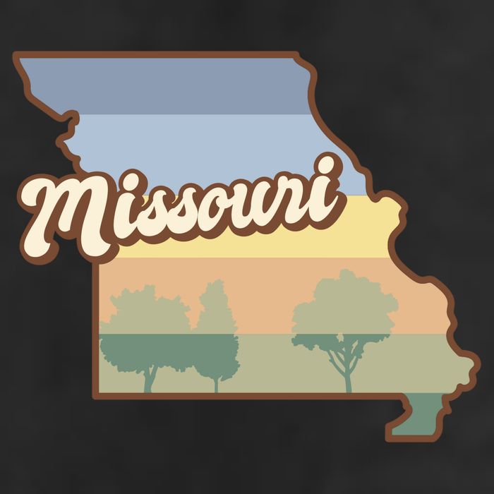 Retro Missouri Golf Towel