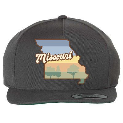 Retro Missouri Wool Snapback Cap