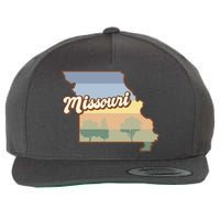 Retro Missouri Wool Snapback Cap