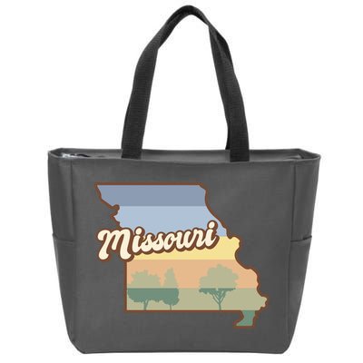 Retro Missouri Zip Tote Bag