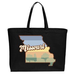 Retro Missouri Cotton Canvas Jumbo Tote