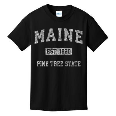 Retro Maine Kids T-Shirt