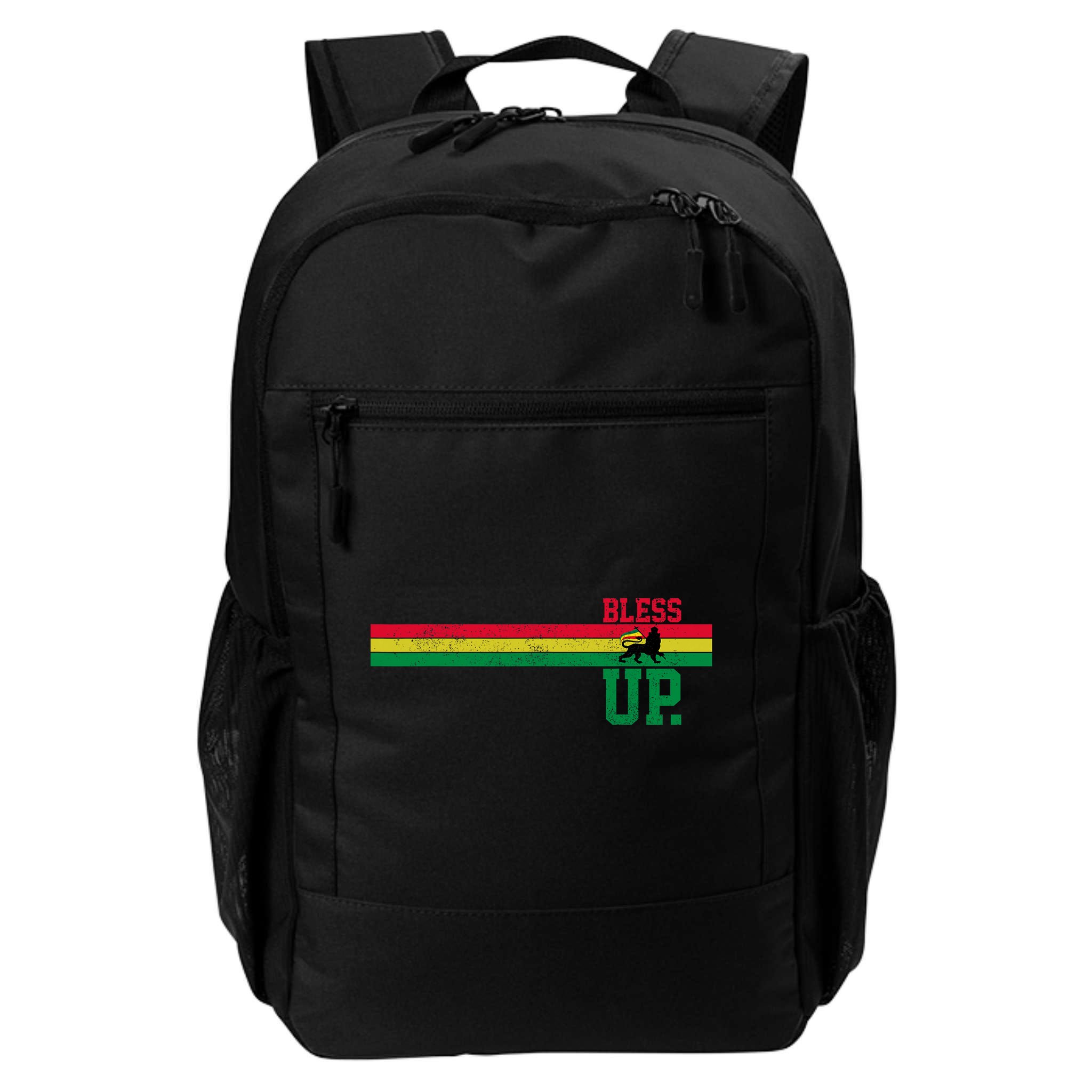 Reggae Music Rastafari Bless Up Lion Of Judah Rasta Gift Backpack