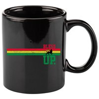 Reggae Music Rastafari Bless Up Lion Of Judah Rasta Gift 11oz C Handle Ceramic Mug