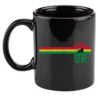 Reggae Music Rastafari Bless Up Lion Of Judah Rasta Gift 11oz C Handle Ceramic Mug