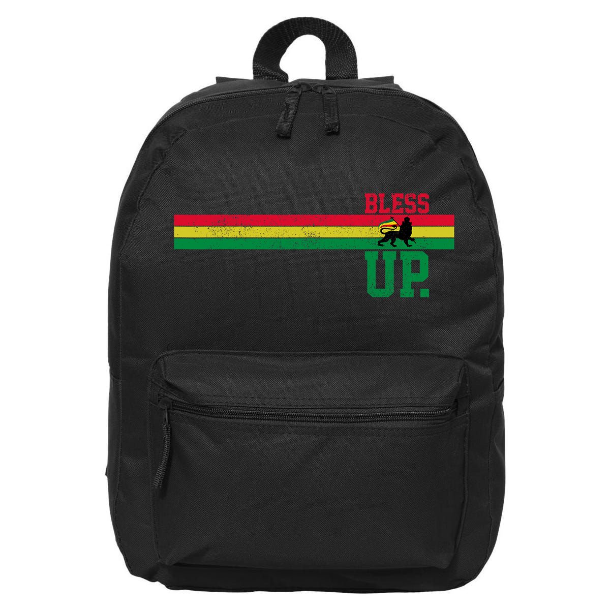 Reggae Music Rastafari Bless Up Lion Of Judah Rasta Gift 16 in Basic Backpack