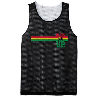 Reggae Music Rastafari Bless Up Lion Of Judah Rasta Gift Mesh Reversible Basketball Jersey Tank