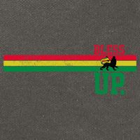 Reggae Music Rastafari Bless Up Lion Of Judah Rasta Gift Cotton Canvas Backpack