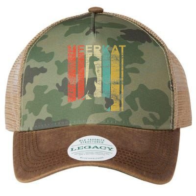 Retro Meerkat Legacy Tie Dye Trucker Hat