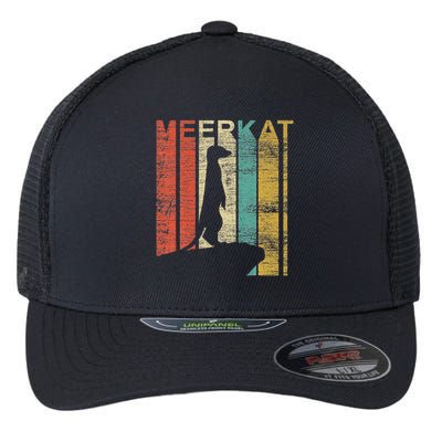 Retro Meerkat Flexfit Unipanel Trucker Cap