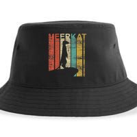 Retro Meerkat Sustainable Bucket Hat