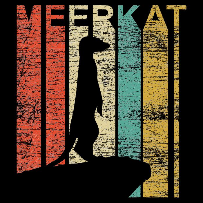 Retro Meerkat Sustainable Bucket Hat