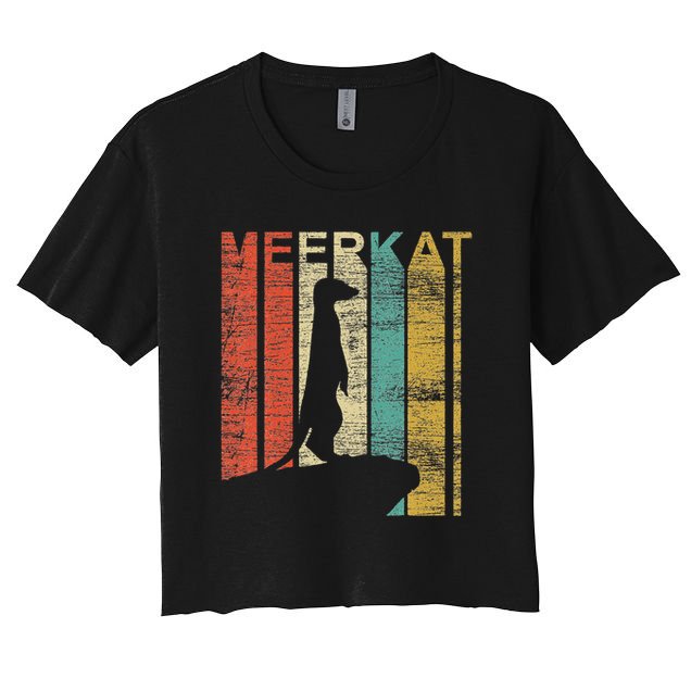 Retro Meerkat Crop Top