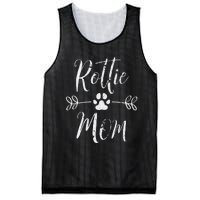 Rottie Mom Rottweiler Lover Owner Funny Dog Mom Mesh Reversible Basketball Jersey Tank