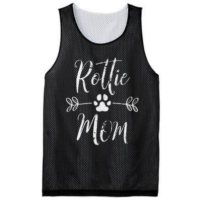 Rottie Mom Rottweiler Lover Owner Funny Dog Mom Mesh Reversible Basketball Jersey Tank