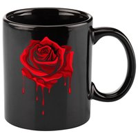 Red Melting Rose Garden Gardener Botanist Flowers Rose 11oz C Handle Ceramic Mug