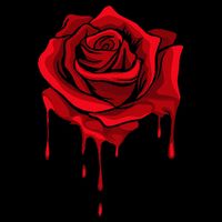Red Melting Rose Garden Gardener Botanist Flowers Rose Women's Crop Top Tee