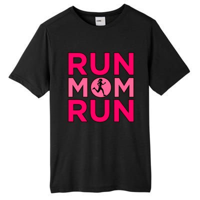 Run Mom Run Half Marathon Runner Running Lover Graphic Meaningful Gift Tall Fusion ChromaSoft Performance T-Shirt