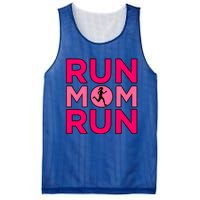 Run Mom Run Half Marathon Runner Running Lover Graphic Meaningful Gift Mesh Reversible Basketball Jersey Tank