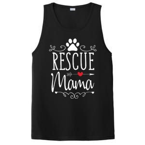 Rescue Mama Rescue Dog Lover Outfit Rescue Mom Gift PosiCharge Competitor Tank