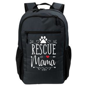 Rescue Mama Rescue Dog Lover Outfit Rescue Mom Gift Daily Commute Backpack