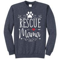 Rescue Mama Rescue Dog Lover Outfit Rescue Mom Gift Sweatshirt