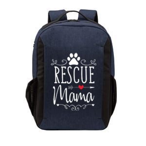 Rescue Mama Rescue Dog Lover Outfit Rescue Mom Gift Vector Backpack