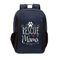 Rescue Mama Rescue Dog Lover Outfit Rescue Mom Gift Vector Backpack