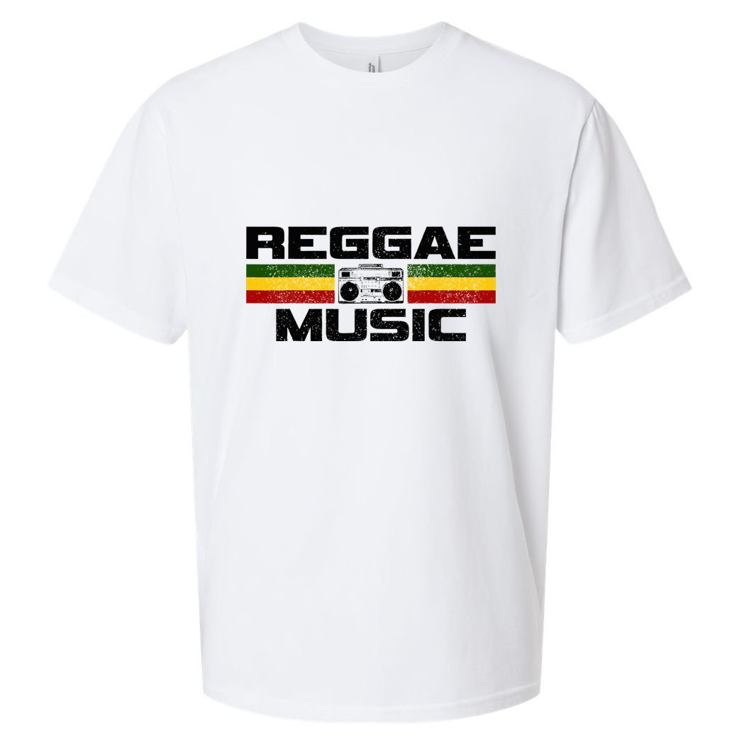 Reggae Music Rastafari Rasta Jamaica Gift Sueded Cloud Jersey T-Shirt