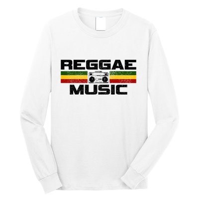 Reggae Music Rastafari Rasta Jamaica Gift Long Sleeve Shirt