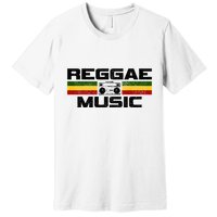Reggae Music Rastafari Rasta Jamaica Gift Premium T-Shirt