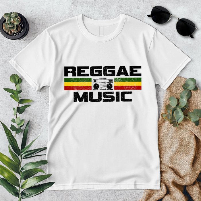 Reggae Music Rastafari Rasta Jamaica Gift Premium T-Shirt