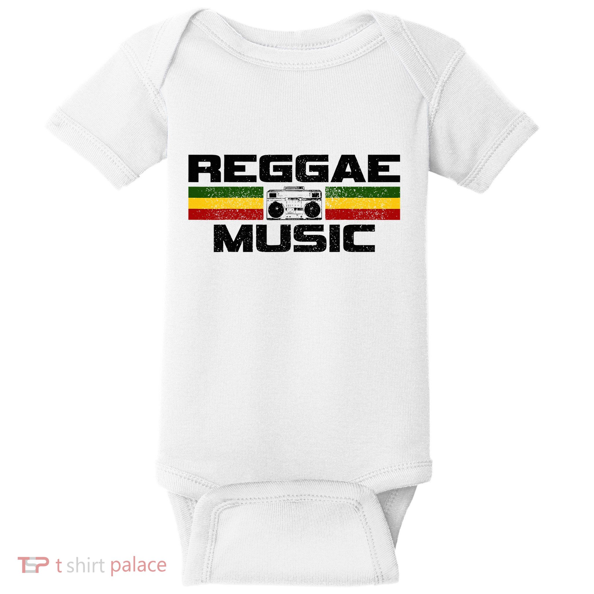 Reggae Music Rastafari Rasta Jamaica Gift Baby Bodysuit