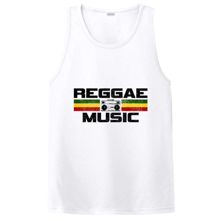 Reggae Music Rastafari Rasta Jamaica Gift PosiCharge Competitor Tank