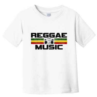 Reggae Music Rastafari Rasta Jamaica Gift Toddler T-Shirt