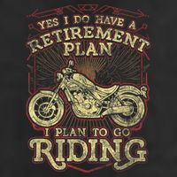 Retirement Motorcycle Riders Biker Cool Comfort Performance Bucket Hat