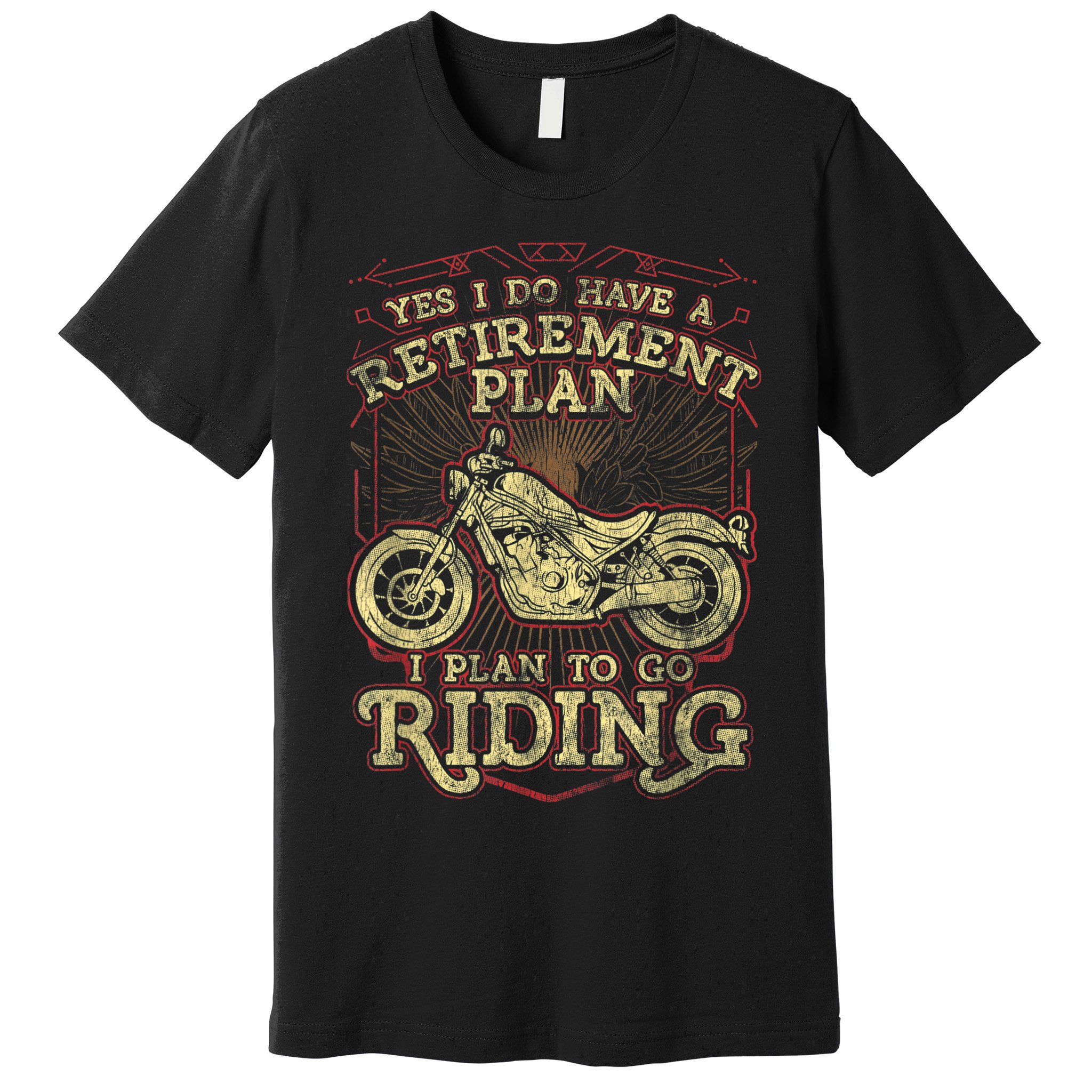 Retirement Motorcycle Riders Biker Premium T-Shirt