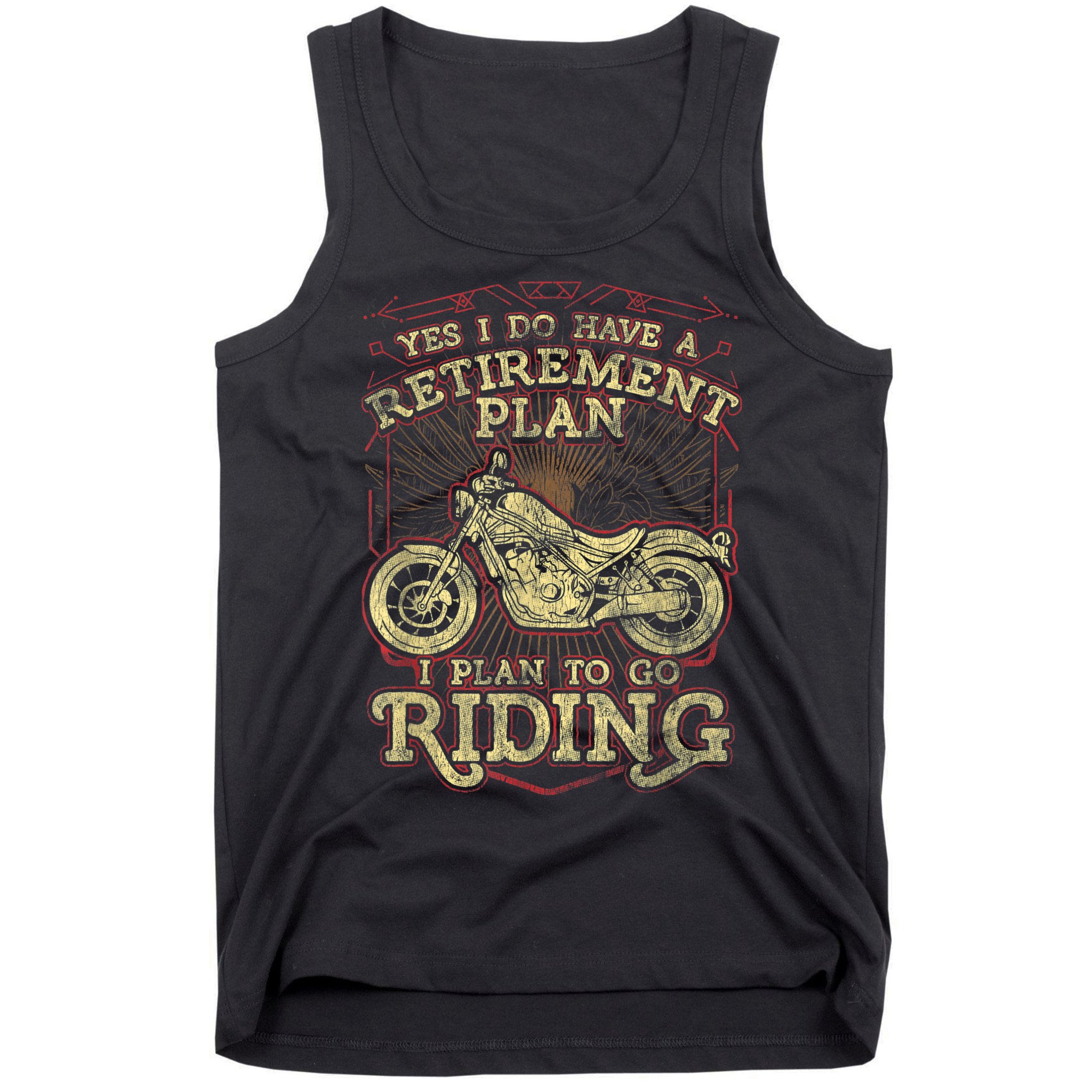 Retirement Motorcycle Riders Biker Tank Top