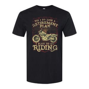 Retirement Motorcycle Riders Biker Softstyle CVC T-Shirt