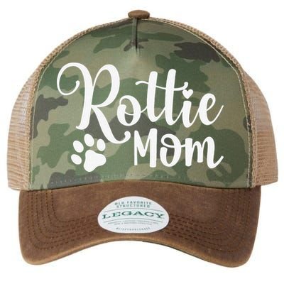 Rottie Mom Rottweiler Dog Funny Rottie Mama Legacy Tie Dye Trucker Hat