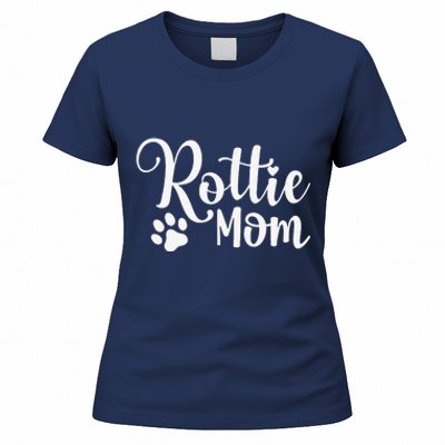 Rottie Mom Rottweiler Dog Funny Rottie Mama Women's T-Shirt