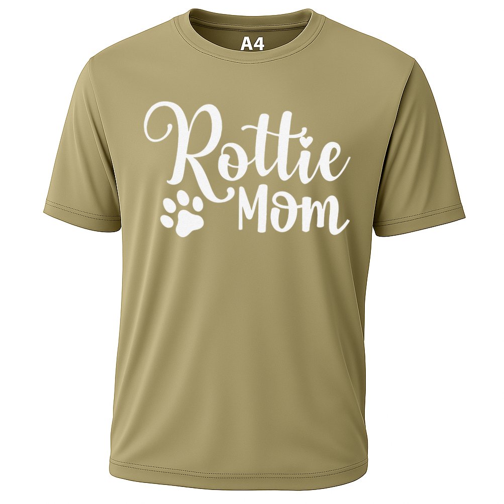 Rottie Mom Rottweiler Dog Funny Rottie Mama Performance Shirt