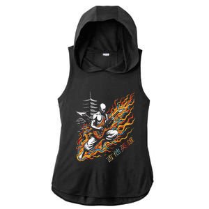 Riff Master Running Ladies PosiCharge Tri-Blend Wicking Draft Hoodie Tank