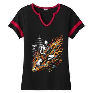 Riff Master Running Ladies Halftime Notch Neck Tee