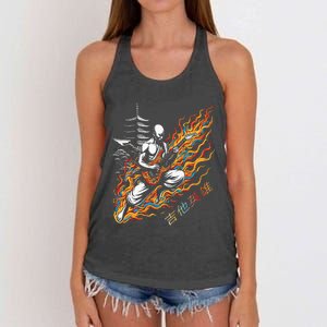 Riff Master Running Women's Knotted Racerback Tank