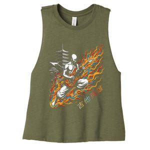 Riff Master Running Women's Racerback Cropped Tank