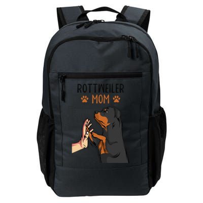 Rottweiler Mom Rottie Dog Mama Funny Mothers Day Daily Commute Backpack