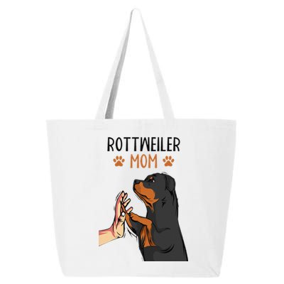 Rottweiler Mom Rottie Dog Mama Funny Mothers Day 25L Jumbo Tote