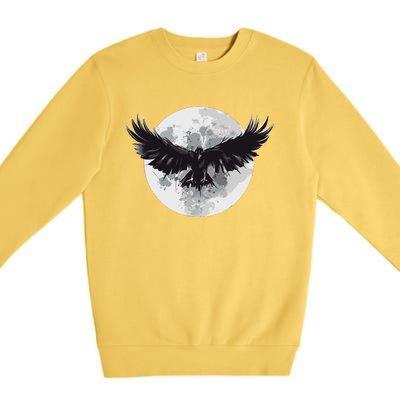 Raven Moon Premium Crewneck Sweatshirt